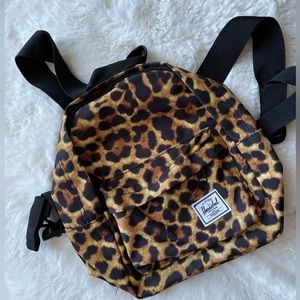 Herschel supply mini backpack, cheetah print